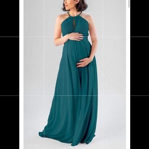 Kennedy Blue Teal Bridesmaid Dress Maternity Size 6